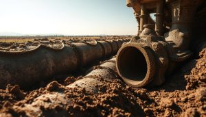 Cast iron sewer lines